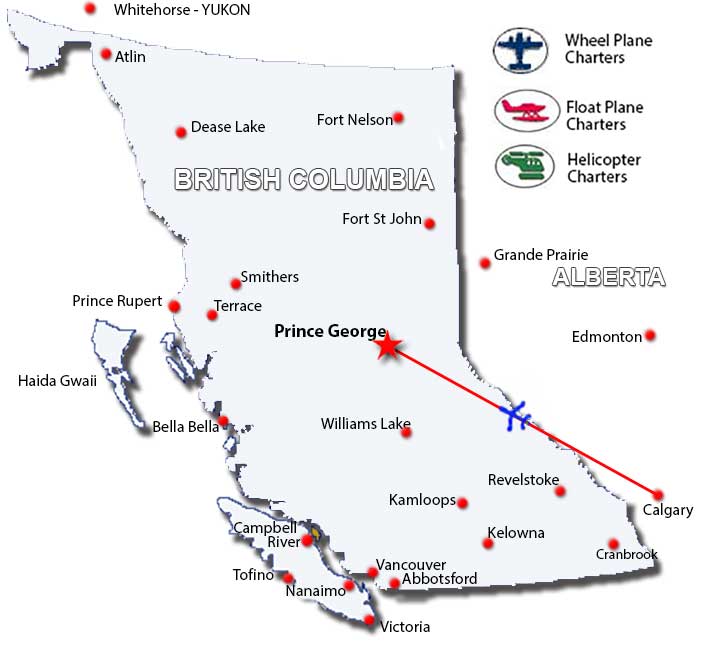 Prince George Charter Flights 